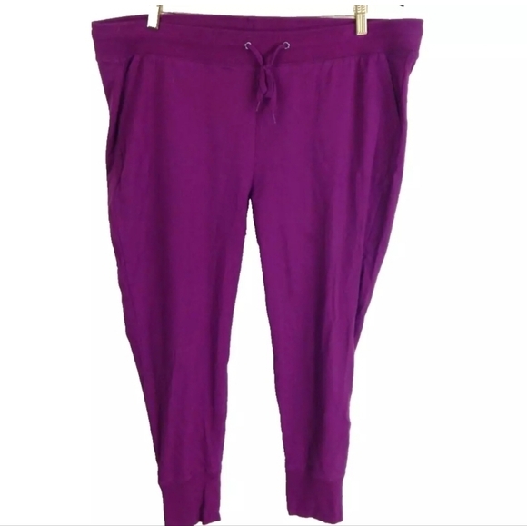 Torrid Purple Stretch Knit Jogger - Picture 1 of 3